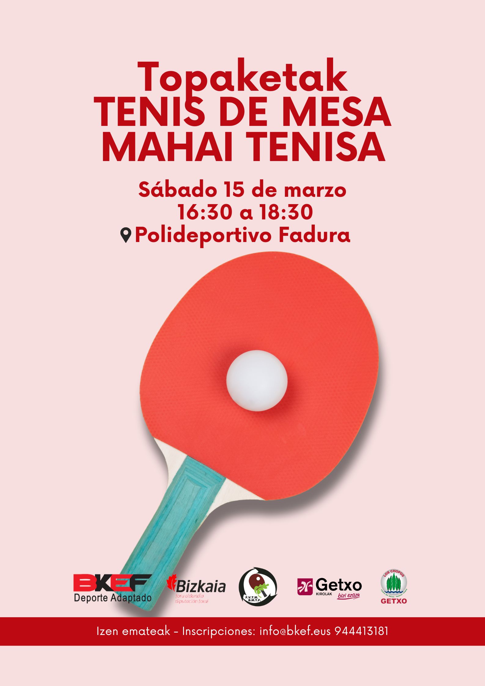 Topaketa tenis 15 de marzo